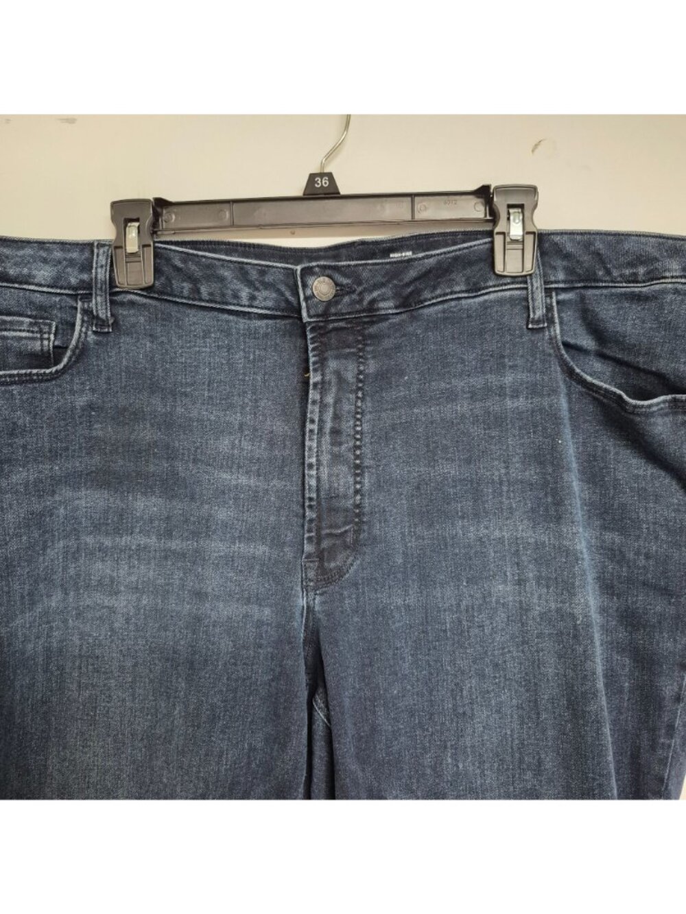 Old Navy Womens High-Rise Rockstar Super Skinny Jeans Dark Wash Size 24 - Picture 2 of 7